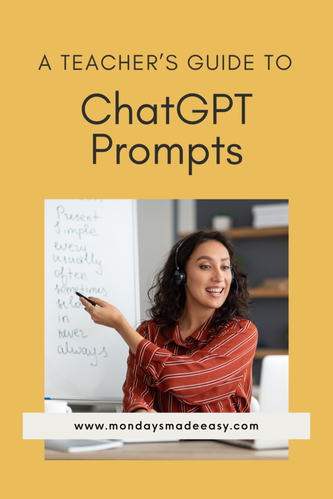 A Teacher's Guide to ChatGPT Prompts