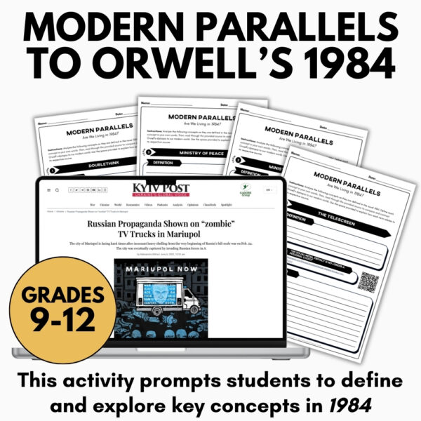 1984 Modern Parallels - Literary Analysis and Discussion Questions - Image 2