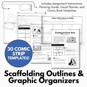 Comic Strip Assignment - Templates, Instructions & Rubric