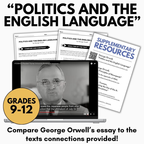 Politics and the English Language - George Orwell - Essay Analysis and Questions - Image 2