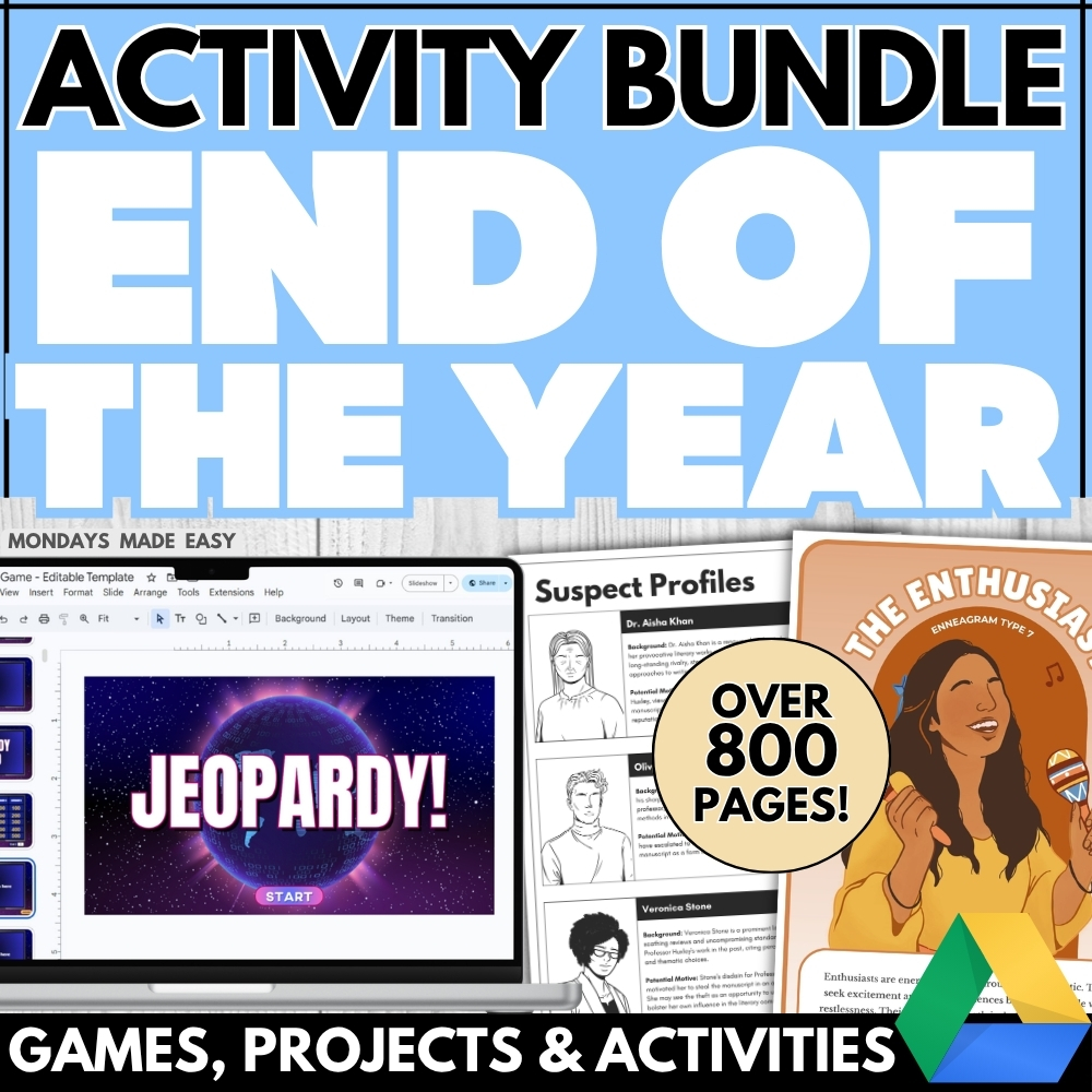 End of the Year Activities