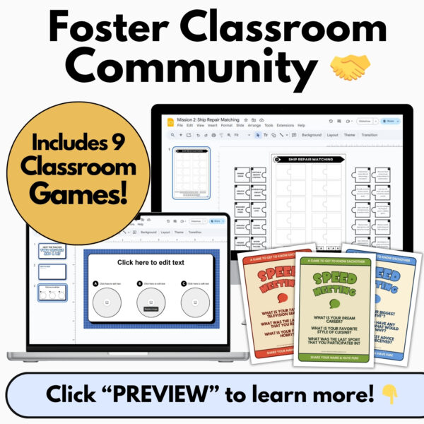 Back to School Bundle - Classroom Management, Organization, Games, and Community - Image 4