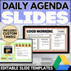 Daily Agenda Slides