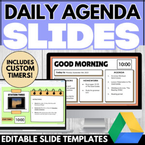Daily Agenda Slides