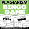 Plagiarism Bingo Game