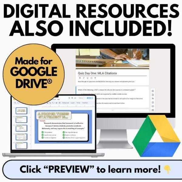 Research Essay Bundle  - Complete Argumentative Writing Unit for Research Papers - Image 4