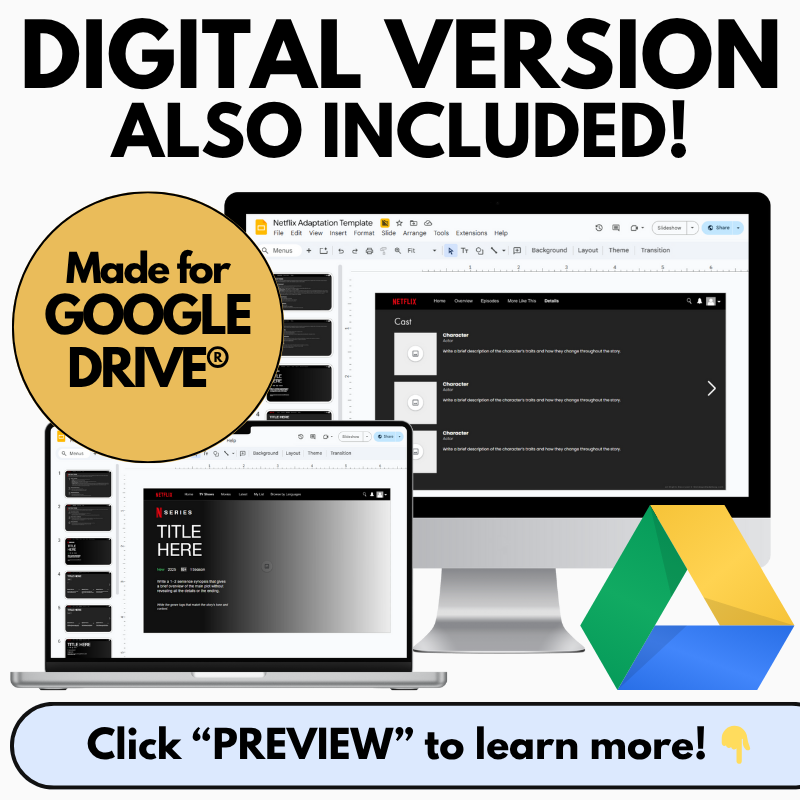 Netflix Adaptation Project - Media Production Assignment for Any Novel or Story - Image 4