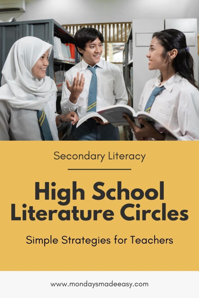 High school literature circles simple strategies for teachers