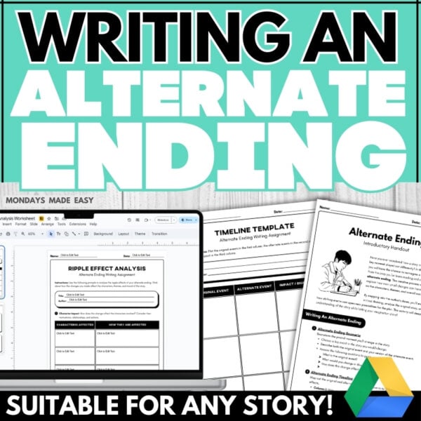 Alternate Ending Assignment for Any Novel or Story