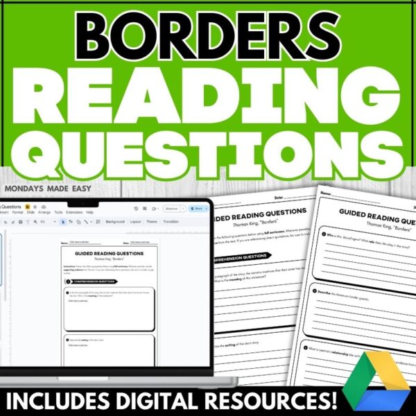 Comprehension Questions for Borders by Thomas King