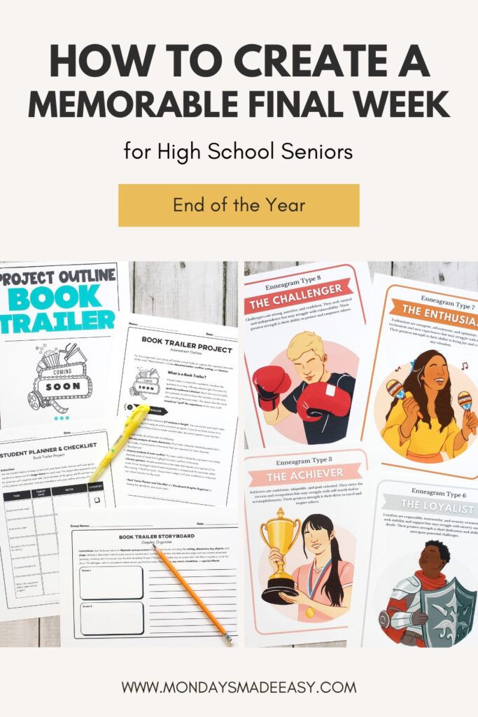 How to create a memorable final week for high school seniors