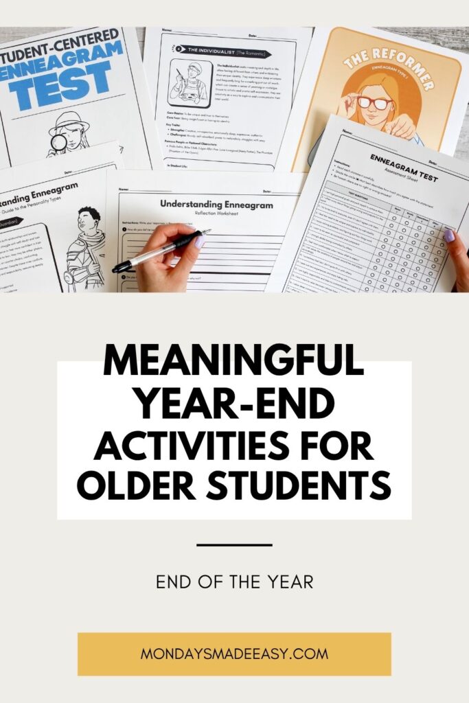 How to Make the End of the School Year Meaningful for Secondary Students