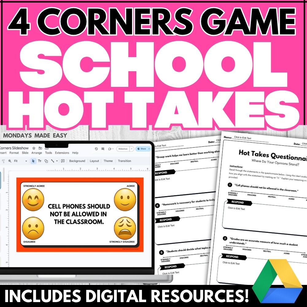 Four Corners Activity