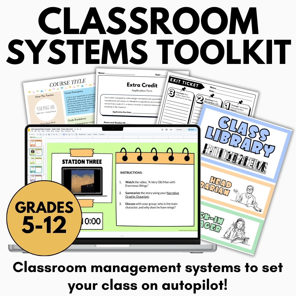 Class Systems Toolkit - Classroom Management & Organization Bundle - Grades 5-12 - Image 2